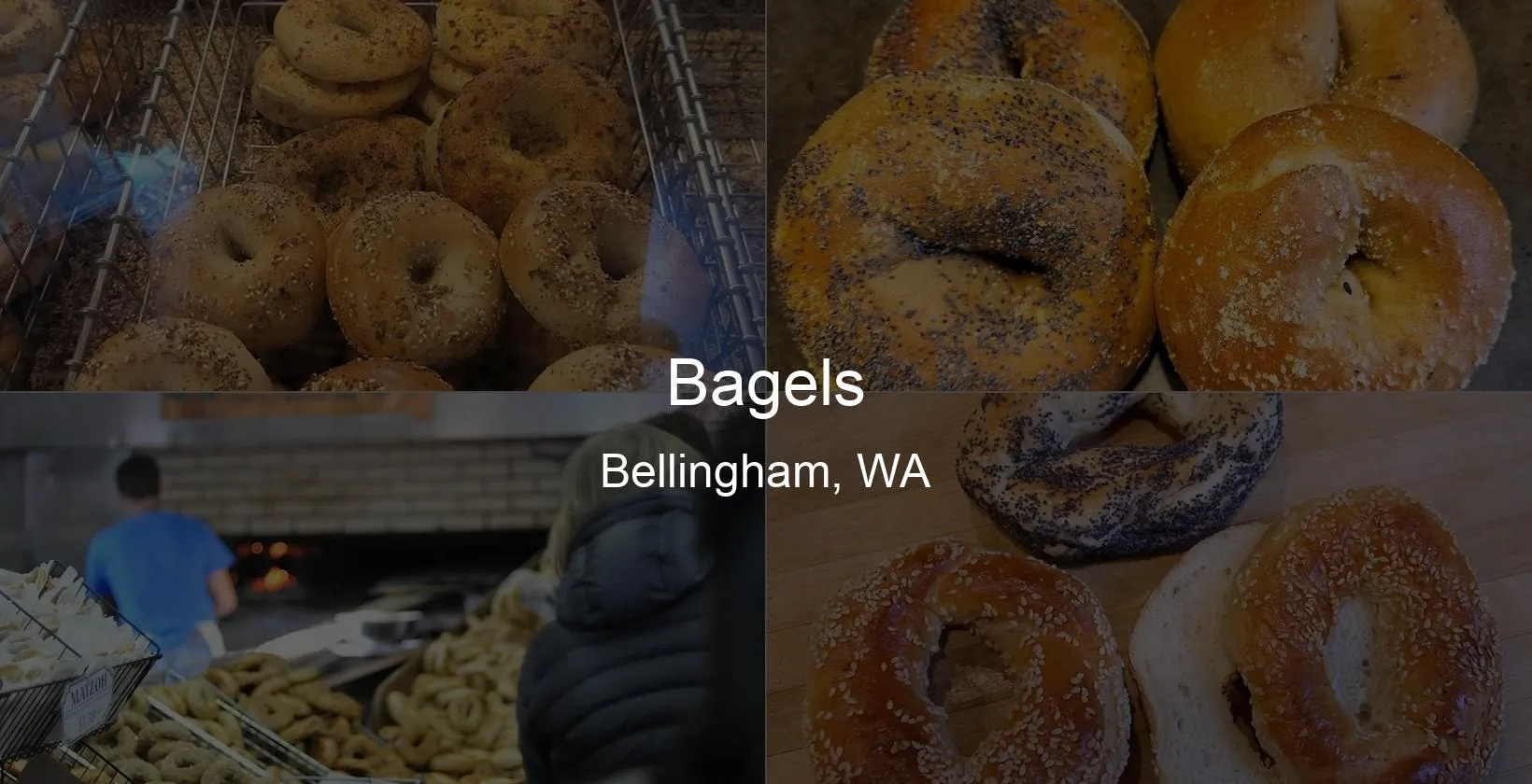 Bagels in Bellingham, WA Photo