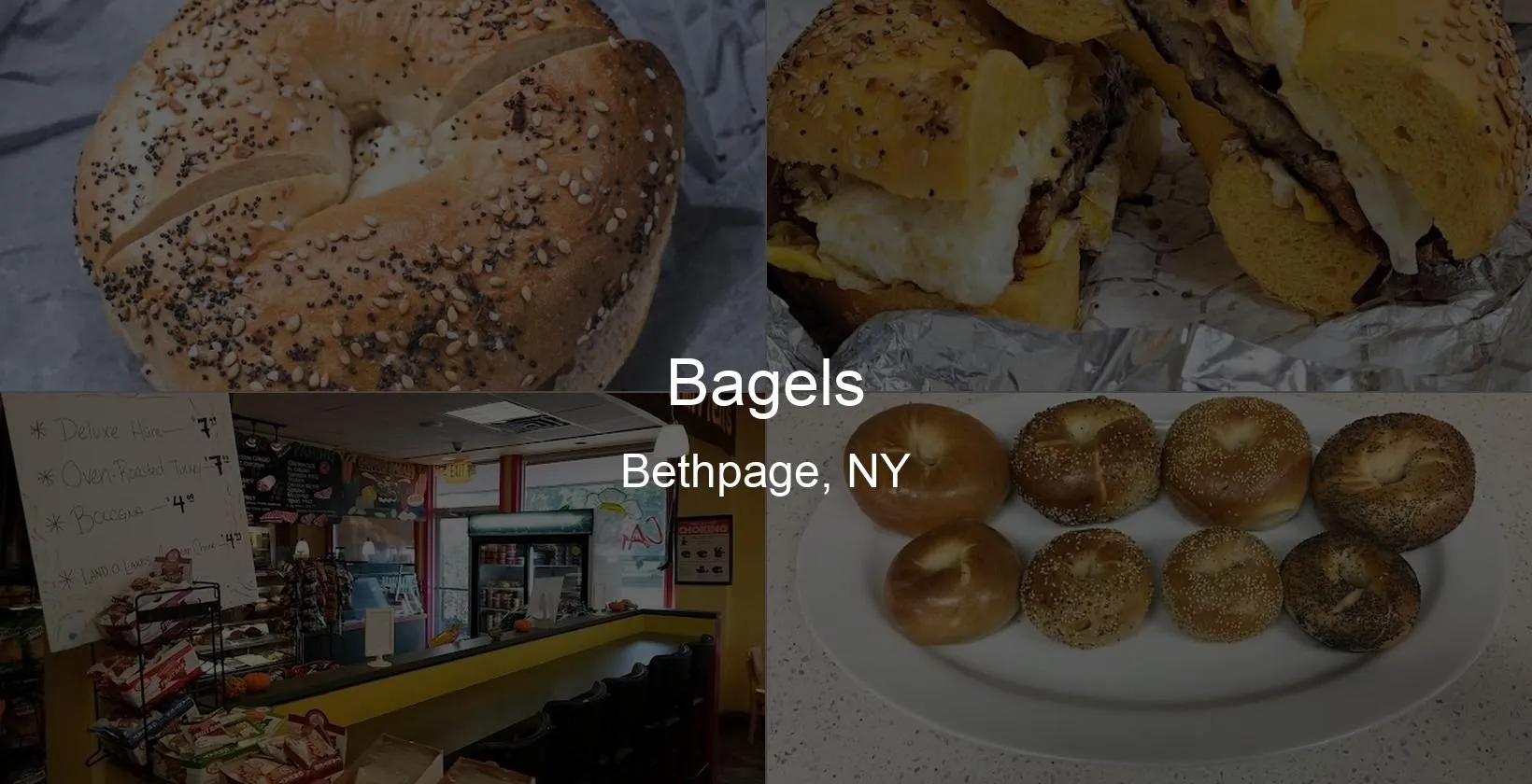 Bagels in Bethpage, NY Photo