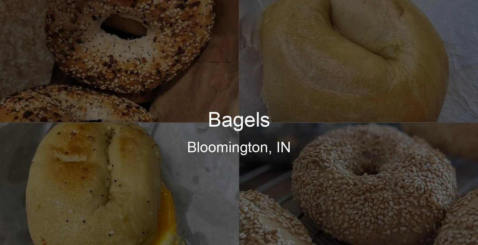 Bagels in Bloomington, IN Photo