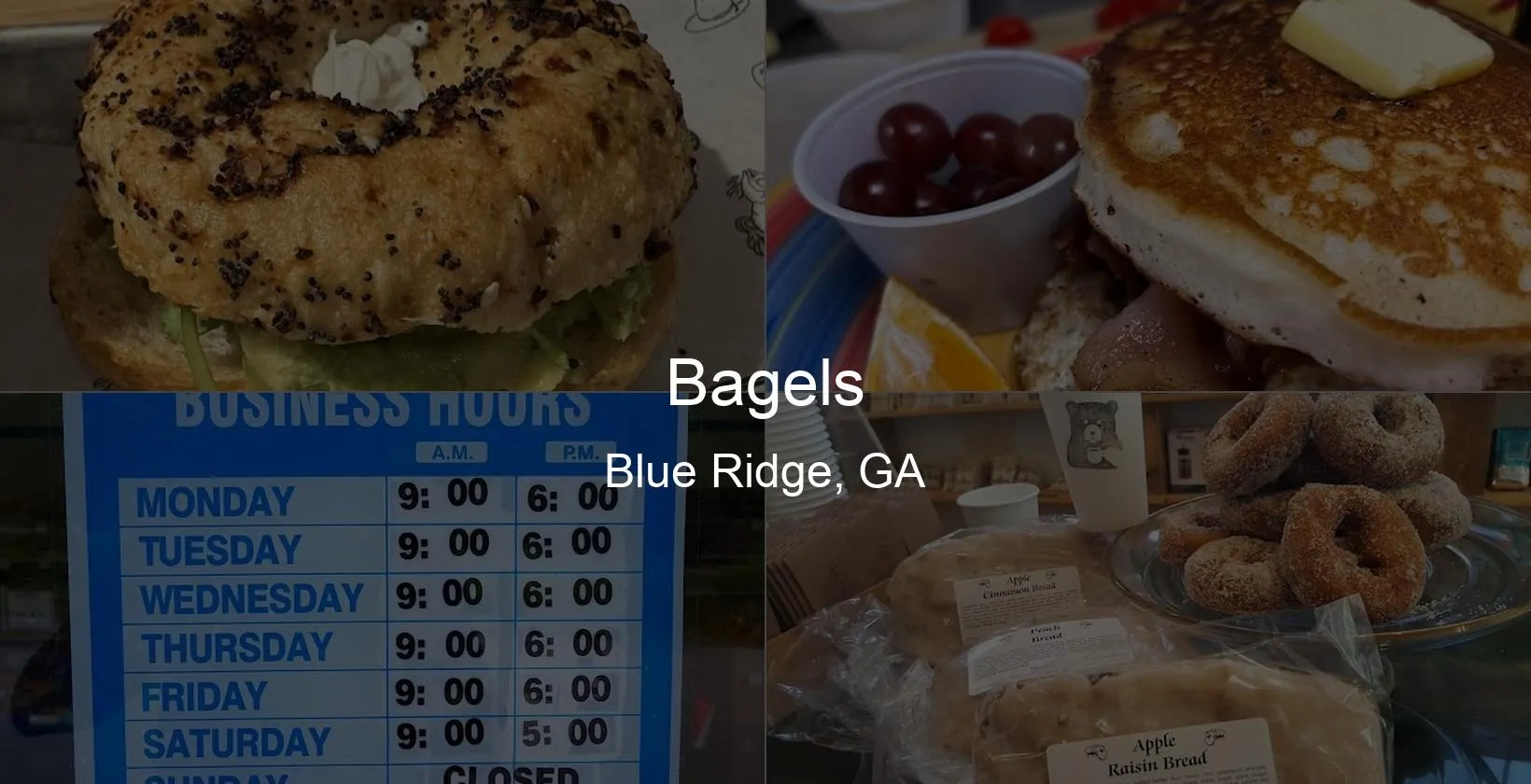 Bagels in Blue Ridge, GA Photo