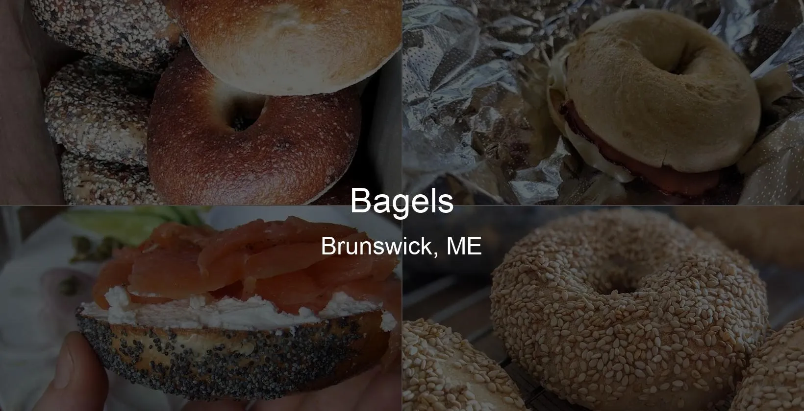 Bagels in Brunswick, ME Photo