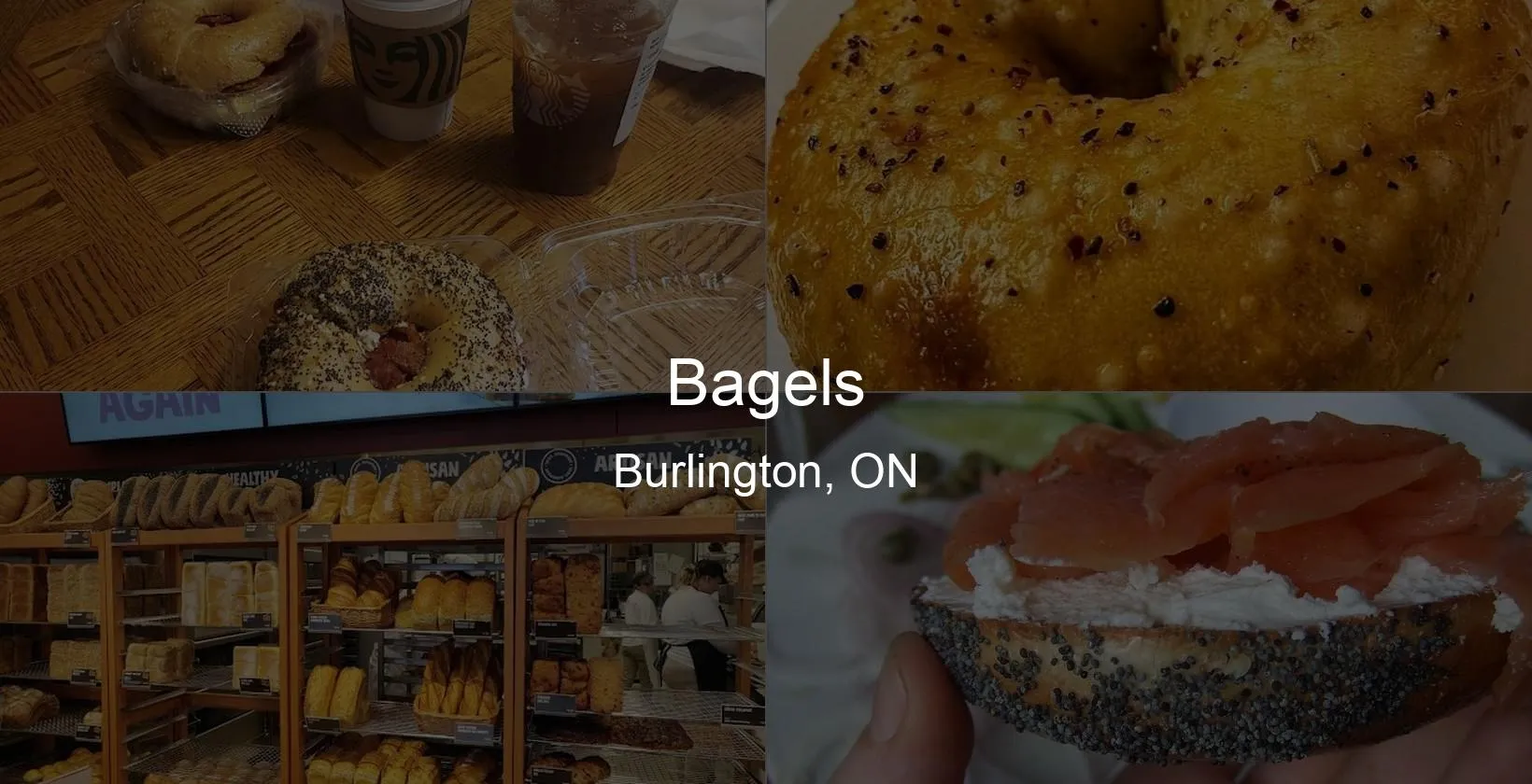 Bagels in Burlington, ON Photo