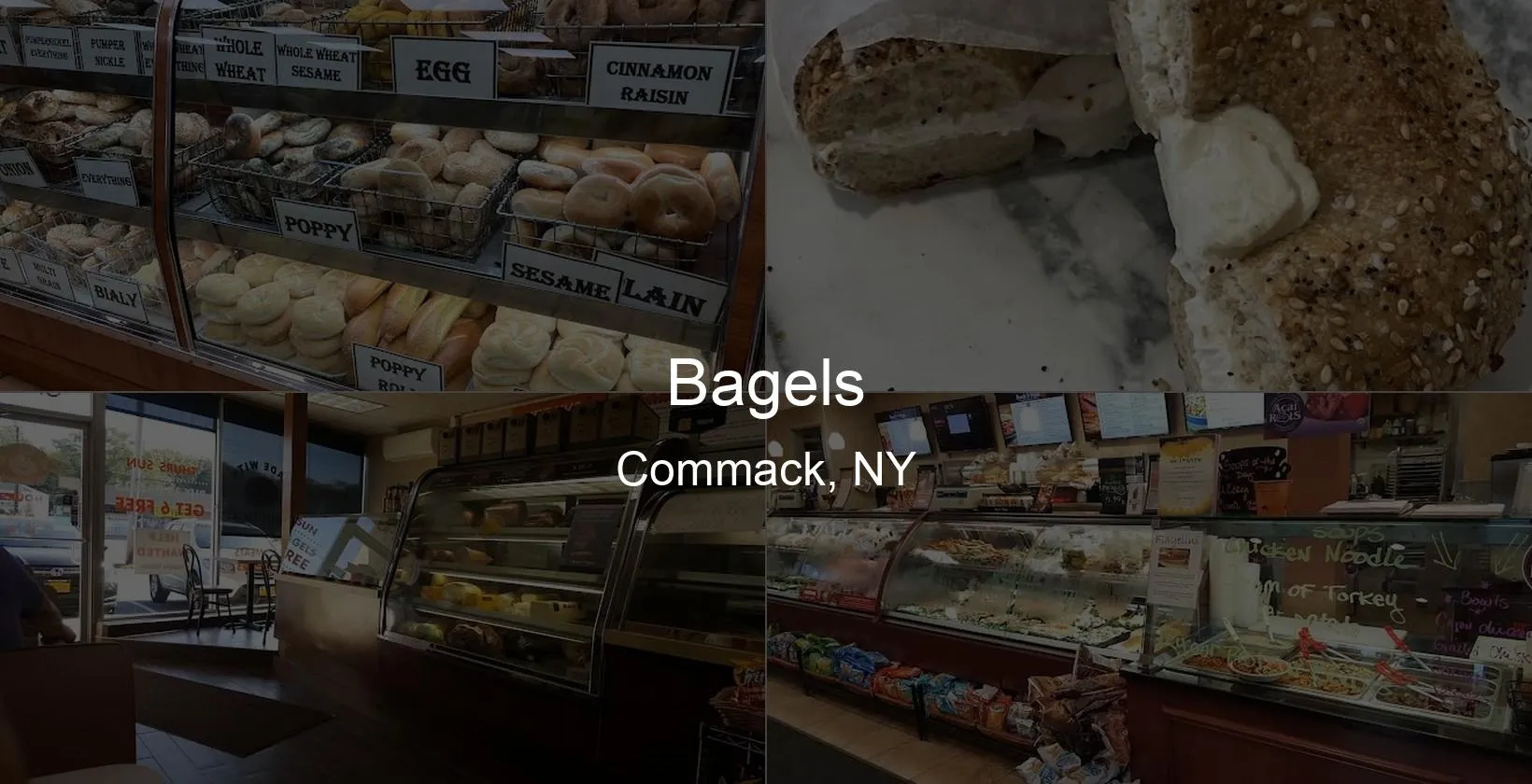 Bagels in Commack, NY Photo