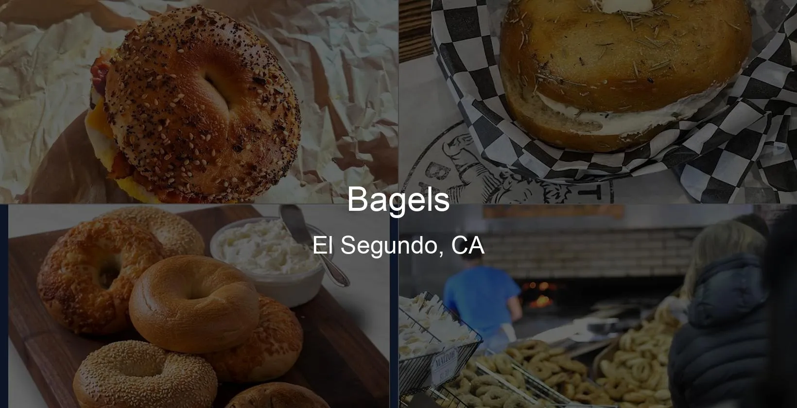 Bagels in El Segundo, CA Photo