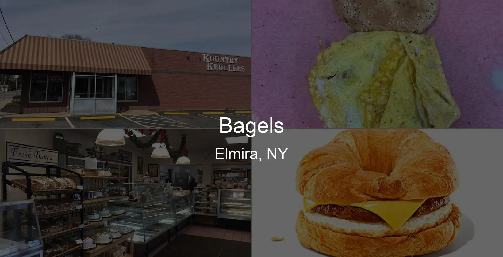 Bagels in Elmira, NY Photo