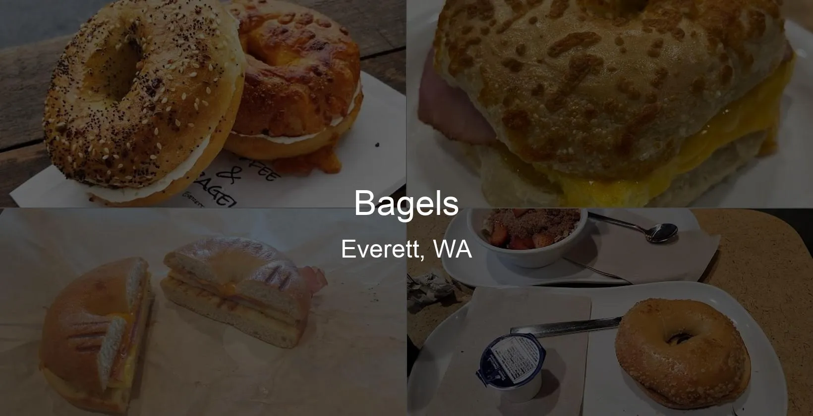 Bagels in Everett, WA Photo
