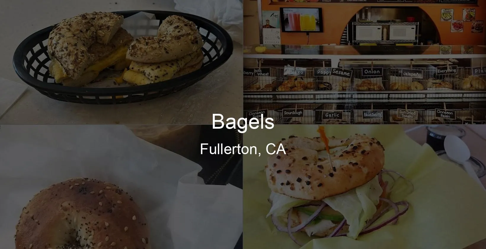 Bagels in Fullerton, CA Photo