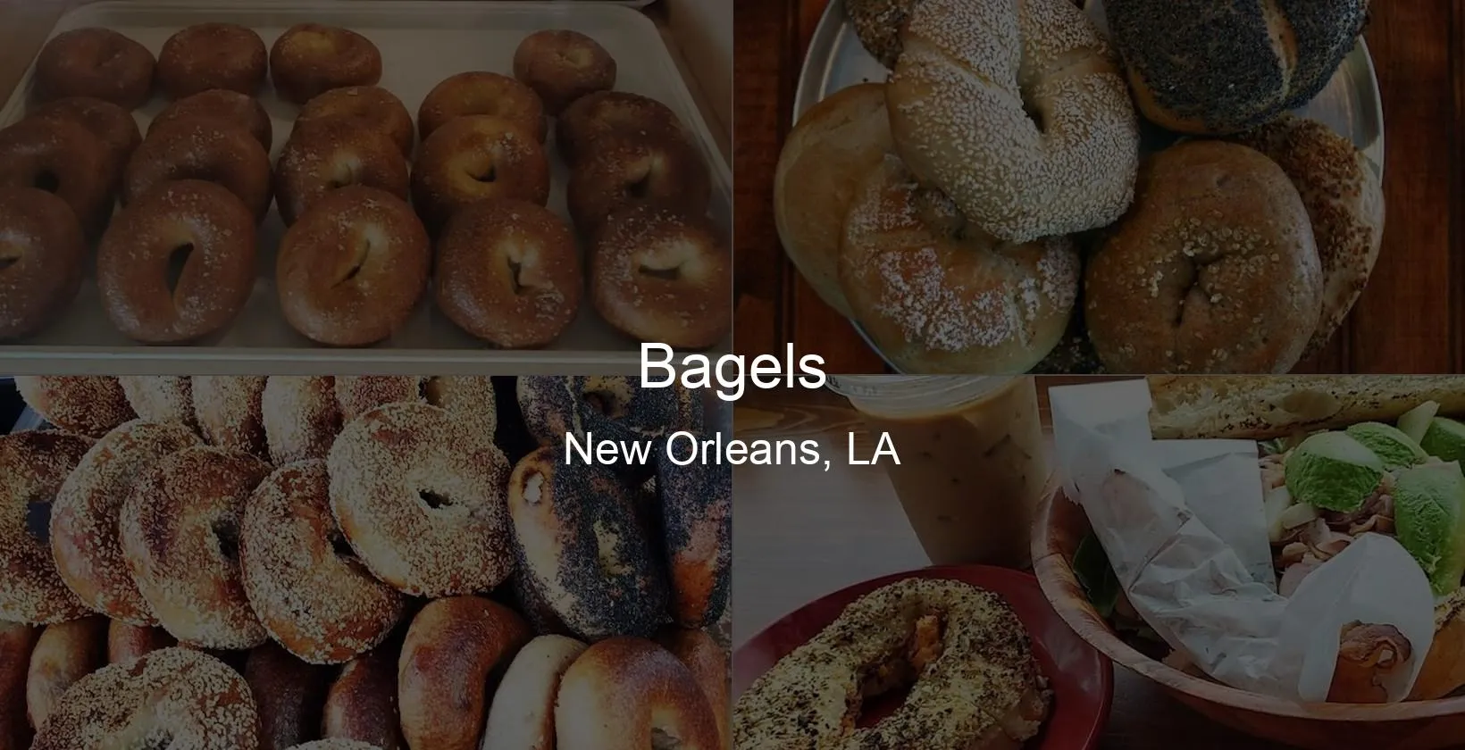 Bagels in New Orleans, LA Photo